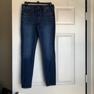 American Eagle Jegging Skinny Jeans, The Dream Jean, Size 4, dark wash